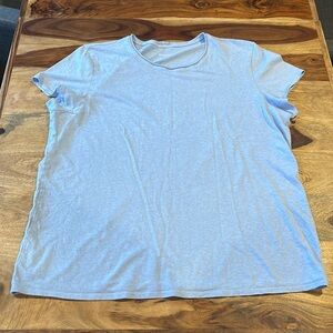 Everlane Light Blue Cotton Hemp Tee - Size Large